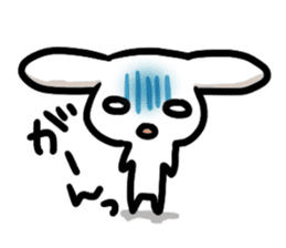 Sticker mundane rabbit yuruyuru sticker #2398981
