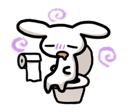 Sticker mundane rabbit yuruyuru sticker #2398982