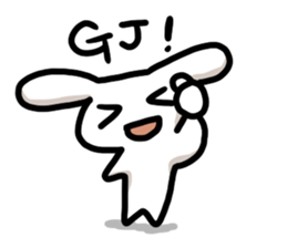 Sticker mundane rabbit yuruyuru sticker #2398985