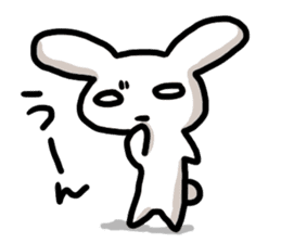 Sticker mundane rabbit yuruyuru sticker #2398986