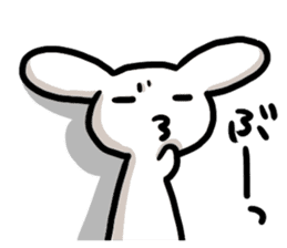 Sticker mundane rabbit yuruyuru sticker #2398990