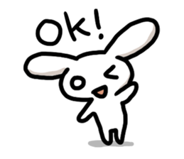 Sticker mundane rabbit yuruyuru sticker #2398993