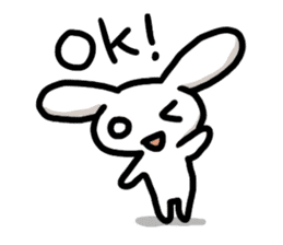 Sticker mundane rabbit yuruyuru sticker #2398993