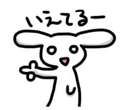Sticker mundane rabbit yuruyuru sticker #2399003