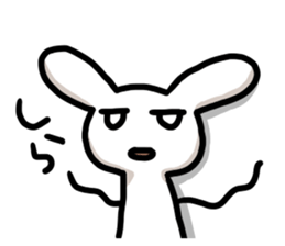 Sticker mundane rabbit yuruyuru sticker #2399008