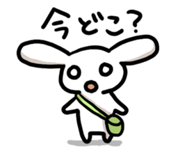Sticker mundane rabbit yuruyuru sticker #2399014