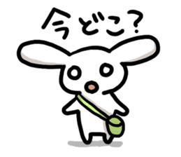 Sticker mundane rabbit yuruyuru sticker #2399014