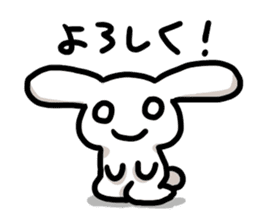 Sticker mundane rabbit yuruyuru sticker #2399015