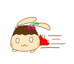 Pudding rabbit sticker #2399058