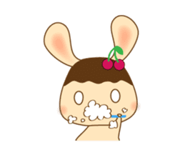 Pudding rabbit sticker #2399059