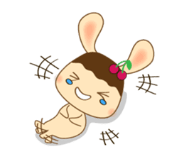 Pudding rabbit sticker #2399070