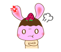 Pudding rabbit sticker #2399071