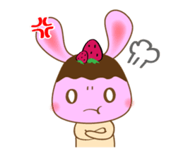 Pudding rabbit sticker #2399071