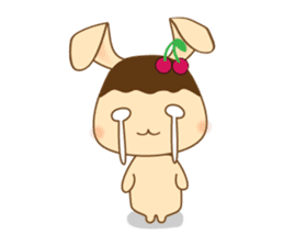 Pudding rabbit sticker #2399074