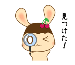 Pudding rabbit sticker #2399080