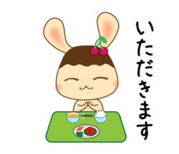 Pudding rabbit sticker #2399088