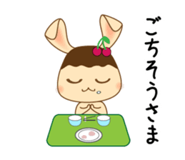 Pudding rabbit sticker #2399089