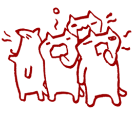 Mob cats sticker #2399682