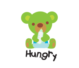 Clover the Green Baby Bear sticker #2401781