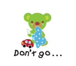 Clover the Green Baby Bear sticker #2401784