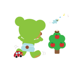 Clover the Green Baby Bear sticker #2401785
