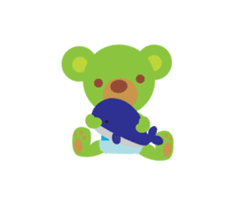 Clover the Green Baby Bear sticker #2401786