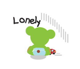 Clover the Green Baby Bear sticker #2401788