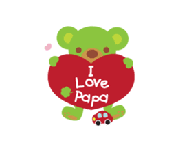 Clover the Green Baby Bear sticker #2401793