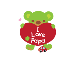 Clover the Green Baby Bear sticker #2401793