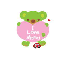 Clover the Green Baby Bear sticker #2401794