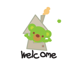 Clover the Green Baby Bear sticker #2401803