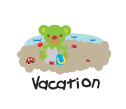 Clover the Green Baby Bear sticker #2401804