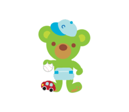 Clover the Green Baby Bear sticker #2401805