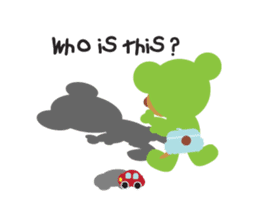 Clover the Green Baby Bear sticker #2401807