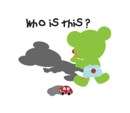 Clover the Green Baby Bear sticker #2401807