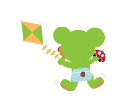 Clover the Green Baby Bear sticker #2401808