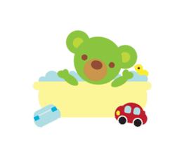 Clover the Green Baby Bear sticker #2401812