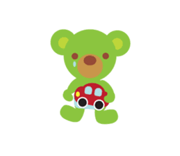 Clover the Green Baby Bear sticker #2401813