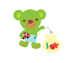 Clover the Green Baby Bear sticker #2401814