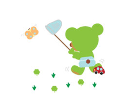 Clover the Green Baby Bear sticker #2401815