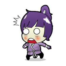 Hikaru, the funny little ninja sticker #2401990