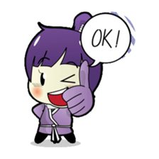 Hikaru, the funny little ninja sticker #2401994