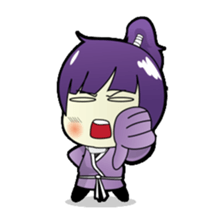 Hikaru, the funny little ninja sticker #2402000