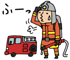 Do your best. Firefighter sticker #2402315
