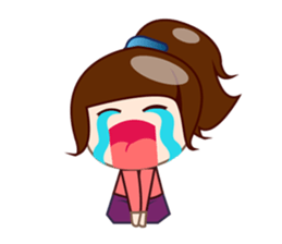 Chika, smart and sweet girl sticker #2402377