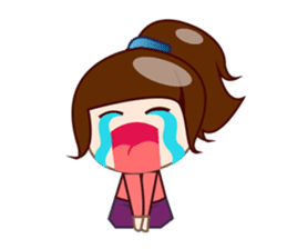 Chika, smart and sweet girl sticker #2402377