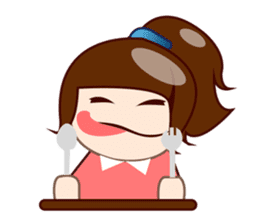 Chika, smart and sweet girl sticker #2402378