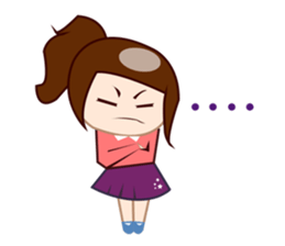 Chika, smart and sweet girl sticker #2402380