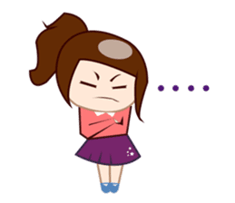 Chika, smart and sweet girl sticker #2402380