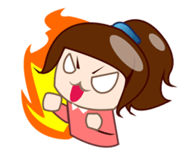 Chika, smart and sweet girl sticker #2402382